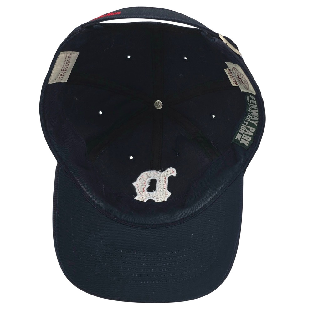 Boston Red Sox Hat Womens Navy Blue Sequin Logo MLB Baseball Cap OSFA '47 Brand - Picture 4 of 7